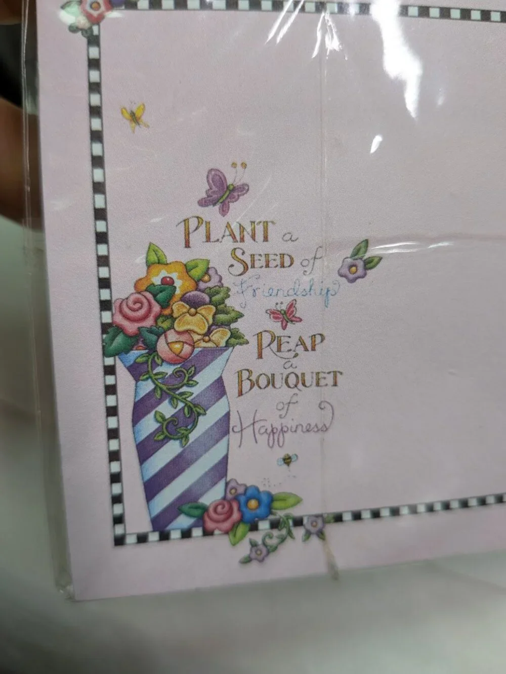 Mary Engelbreit & Debra Jordan Bryan Stationery Lot - Floral Pink & Yellow List